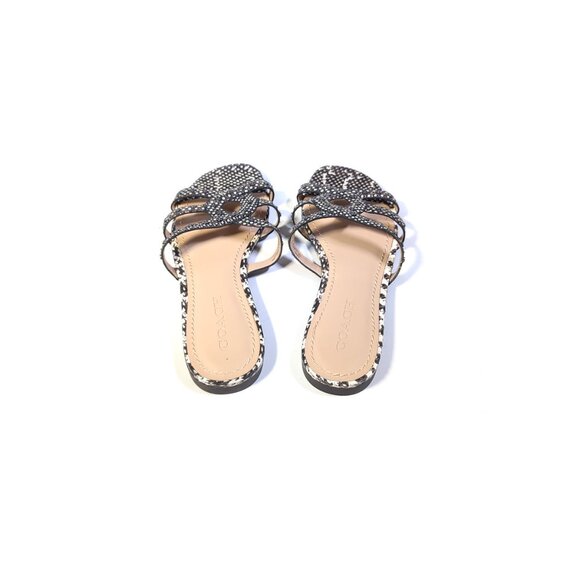 Coach Sandals Size 10 Kennedy Snake Studded Sandals - Picture 5 of 8